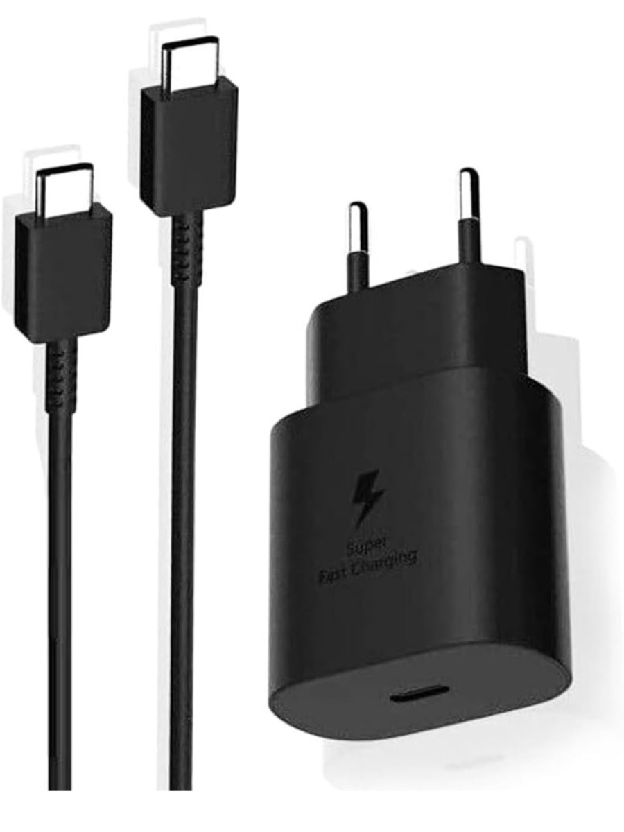Cargador p/ Tomada Samsung USB C + Cabo C