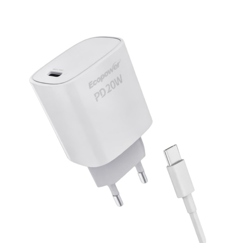CARGADOR ECOPOWER EP-7054 - TYPE-C /3.0A/30W